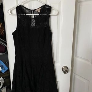 Black lace dress
